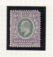 KING EDWARD VII - Issued 1904 - Somaliland (Herrschaft ...-1959)