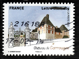 Variété 2013   - YT 871 - Château De Carrouges - Défaut D'essuyage - Usati