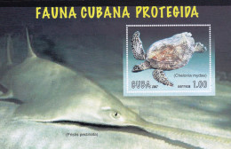 G)2007CUBA, SAWFISH (PRISTIS PECTINATA)-TURTLE(CHELONIA MYDAS)CUBANPROTECTED FAUNA, S/S, MNH - Ongebruikt