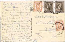 7489. Postal GENT - GAND (Belgica) 1953 A Francia - Lettres & Documents