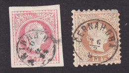Austria, Scott #29, 31, Used, Franz Josef, Issued 1867 - Oblitérés