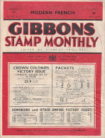 Sg12 GIBBONS STAMP MONTHLY, 1947 January,  Some Creasing Front Page - English (from 1941)