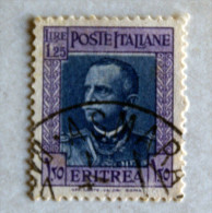 ITALIA 1931 . ERITREA EFFIGIE VITTORIO EMANUELE III . LIRE 1,25 USATO - Eritrée