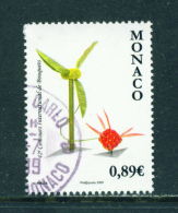 MONACO - 2009  Flowers  89c  Used As Scan - Used Stamps