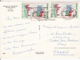 Répoblika Malagasy Sur Les Pistes Sud Tropique Du Capricorne-Timbre Admission  L'O.N.U 20-09-1960-Stamp-Stempel-Tampon - Madagaskar (1960-...)