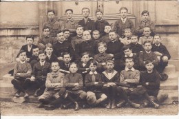 Carte Photo LUNEVILLE-54-Meurthe Et Moselle-Cour Ecole Saint-Pierre Fourier-Classe 5 ème B-Juillet 1920-ENSEIGNEMENT - Luneville