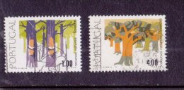 1977 - Afinsa 1323/1324 - Recursos Naturais - Florestas - Gebraucht
