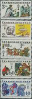 JK0579 Czechoslovakia 1977 Children's Book Illustrator 5v MNH - Unused Stamps