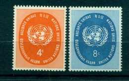 Nations Unies New York 1958 - Michel N. 70/71 - Timbres Poste Ordinaire - Neufs