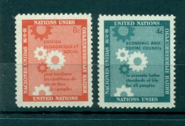 Nations Unies New York 1958 - Michel N. 72/73 - Journée Des Nations Unies - Nuevos