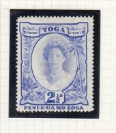 QUEEN SALOTE - Issued 1920 - Tonga (...-1970)