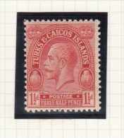 KING GEORGE V - 1922 - Turks And Caicos