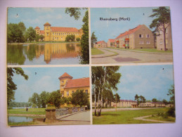 Germany: Rheinsberg - Schloß, Dubnastraße, Blick Zum See, Kulturhaus - 1960s Unused - Rheinsberg