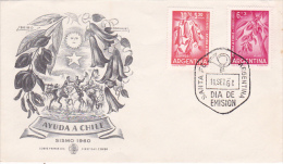 Argentina  1960 Flowers   FDC - FDC