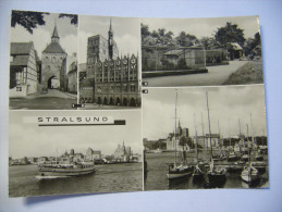 Germany: Stralsund - Kütertor, Rathaus, In Der Fasanerie, Hafen - 1960s Used - Stralsund