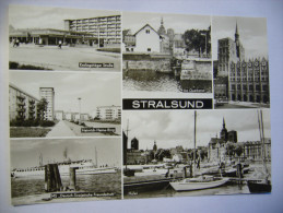 Germany: Stralsund - Kedingshäger Straße, Am Querkanal, MS "Deutsch-Sowjetische Freundschaft" - 1970s Unuse - Stralsund