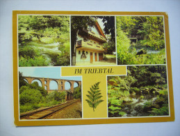 Germany: Im Triebtal - Jocketa (Kr. Plauen) - An Der Trieb, Bettenhaus, Elstertalbrücke (erbaut 1846-1851) - 1989 Used - Plauen