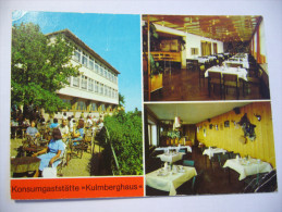 Germany: Saalfeld (Saale) - Konsumgaststätte "Kulmberghaus" - Das Interieur, Das Innere, Die Terrasse - 1980s - Saalfeld