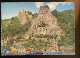 CPM Allemagne IDAR OBERSTEIN Blick Auf Felsenkirche Und Schlossruine - Idar Oberstein