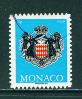 MONACO - 2012  Arms  No Value Indicated  Self Adhesive  Used As Scan - Usados