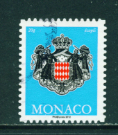 MONACO - 2012  Arms  No Value Indicated  Self Adhesive  Used As Scan - Used Stamps