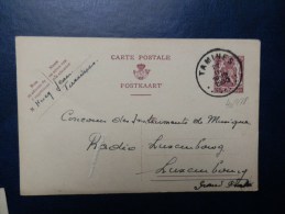 40/478    CP OBL.  TAMINES - Lettres & Documents