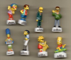 Série 8 Fèves Brillantes LES SIMPSONS Simpson 2008 - Cartoons