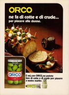 # MAIONESE ORCO 1960s Advert Pubblicità Publicitè Reklame Food Seasonings Gewurze Dressing Mayonnaise - Affiches