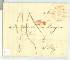 E.o. HANDGESCHREVEN BRIEF Uit 1838 Uit NYMEGEN Naar NOTARIS HUIGENS Te 's-GRAVENHAGE  (8317) - ...-1852 Préphilatélie