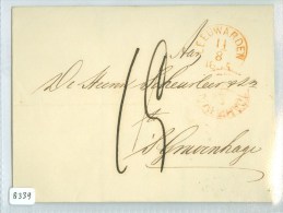 BRIEFOMSLAG Uit 1855 Uit LEEUWARDEN Naar 's-GRAVENHAGE (8339) - Storia Postale
