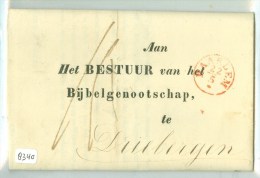 E.o. GESCHREVEN BRIEF Uit 1841 Uit AMSTERDAM Aan BIJBELGENOOTSCHAP DRIEBERGEN (8340) - ...-1852 Préphilatélie