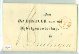 E.o. GESCHREVEN BRIEF Uit 1841 Uit AMSTERDAM Aan BIJBELGENOOTSCHAP DRIEBERGEN (8340) - ...-1852 Prephilately