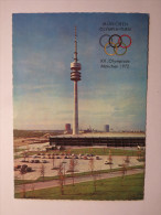 (4/4/9) AK "München" Oberwiesenfeld, Olympia-Turm - Olympische Spiele