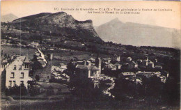 CLAIX - Vue Générale Et Le Rocher De Comboire - Au Fonf, Le Massif De La Chartreuse - Claix