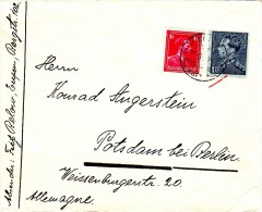 A27 - Enveloppe De Belgique Vers L'Allemagne - Cob 428 Et 430 - 1934-1935 Leopold III