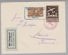 Schweiz Flugpost 1929-05-10 Basel-Zürich Soldatendenkmal - Used Stamps