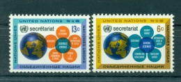 Nations Unies New York 1968 - Michel N. 196/97 - Sécretariat - Unused Stamps