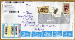 Enveloppe Cover Brief Registered To Ghlin Belgium - Lettres & Documents