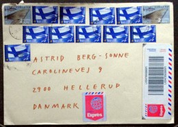 Finland 2002 Letter To Denmark L( Lot 4588 ) EXPRES - Covers & Documents