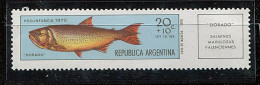 Argentine ** N° 879 - Surtaxe Pour L'enfance. Poisson - Nuovi