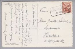 Heimat ZH Rämismühle 1945-06-30 Bahnstationsstempel Auf AK - Lettres & Documents