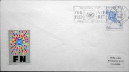 Denmark  1961  Letter  With The Special Cachet  224-10-1961 UNO ( Lot 2562 ) - Storia Postale