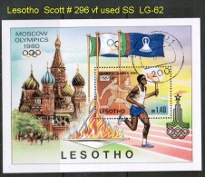 LESOTHO   Scott  # 296  VF USED  SOUVENIR SHEET - Lesotho (1966-...)