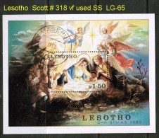 LESOTHO   Scott  # 318  VF USED  SOUVENIR SHEET - Lesotho (1966-...)