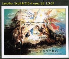 LESOTHO   Scott  # 318  VF USED  SOUVENIR SHEET - Lesotho (1966-...)