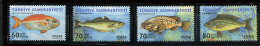 Turquie ** N° 3172 à 3175 - Poissons - Neufs