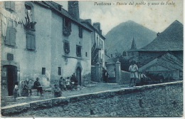 Panticosa Fuente Del Pueblo Y Casa De Fanlo  Circulada Edicion Bandres - Autres & Non Classés