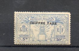 LOT 619 - NOUVELLE HEBRIDES - TAXE N° 4 * Charnière - Cote 70 € - Timbres-taxe