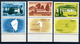 1959 - ISRAELE - ISRAEL - Catg.  Mi. 187/189 - MNH (**)  + TB - Unused Stamps (with Tabs)