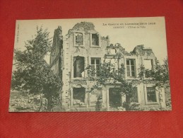 NOMENY   - Guerre 1914-1918  -   L´ Hôtel De Ville - Nomeny